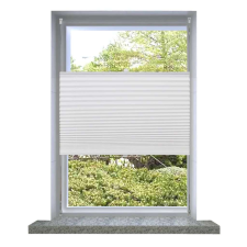 vidaXL Plisse Roló 50 x 150 cm Fehér Redős Roló lakástextília