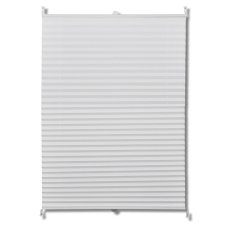 vidaXL Plisse Roló 70 x 125 cm Fehér Redős Roló (240598) lakástextília