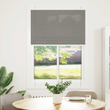 vidaXL pliszírozott redőny antracit 100x100 cm szövetszélesség 99,4 cm redőny