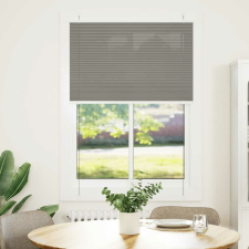 vidaXL pliszírozott redőny antracit 100x100 cm szövetszélesség 99,4 cm lakástextília