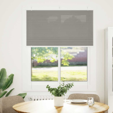 vidaXL pliszírozott redőny antracit 105x150 cm szövetszélesség 104,4cm (4015093) lakástextília