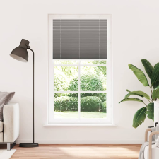 vidaXL pliszírozott redőny antracit 110x200 cm szövetszélesség 109,4cm (4015111) lakástextília
