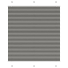 vidaXL pliszírozott redőny antracit 115x150 cm szövetszélesség 114,4cm redőny