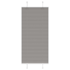 vidaXL pliszírozott redőny antracit 55x150 cm szövetszélesség 54,4 cm lakástextília