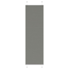 vidaXL pliszírozott redőny antracit 65x200 cm szövetszélesség 64,4 cm redőny