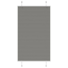 vidaXL pliszírozott redőny antracit 80x150 cm szövetszélesség 79,4 cm redőny