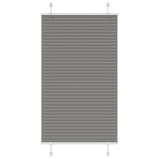 vidaXL pliszírozott redőny antracit 80x150 cm szövetszélesség 79,4 cm lakástextília