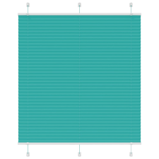 vidaXL pliszírozott redőny Benzinzöld 120x150 cm szövetszélesség redőny