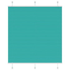 vidaXL pliszírozott redőny Benzinzöld 120x150 cm szövetszélesség lakástextília