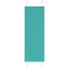 vidaXL pliszírozott redőny Benzinzöld 45x150 cm szövetszélesség redőny
