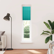 vidaXL pliszírozott redőny Benzinzöld 45x200 cm szövetszélesség (4015404) lakástextília