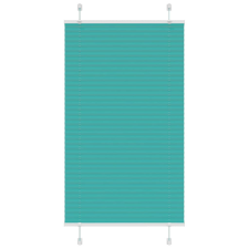 vidaXL pliszírozott redőny Benzinzöld 80x150 cm szövetszélesség redőny
