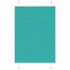 vidaXL pliszírozott redőny Benzinzöld 85x150 cm szövetszélesség lakástextília