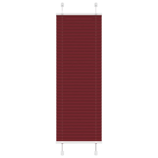 vidaXL pliszírozott redőny Bordeaux piros 40x100 cm szövetszélesség redőny
