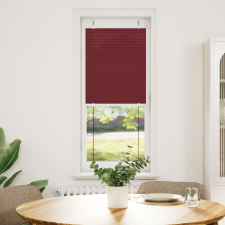 vidaXL pliszírozott redőny Bordeaux piros 40x150 cm szövetszélesség lakástextília