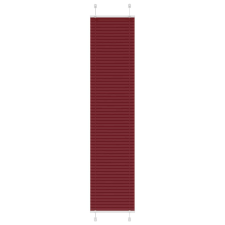 vidaXL pliszírozott redőny Bordeaux piros 40x200 cm szövetszélesség redőny