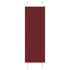 vidaXL pliszírozott redőny Bordeaux piros 45x100 cm Szövetszélesség redőny