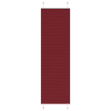vidaXL pliszírozott redőny Bordeaux piros 55x200 cm szövetszélesség redőny
