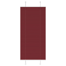 vidaXL pliszírozott redőny Bordeaux piros 60x150 cm Szövetszélesség redőny