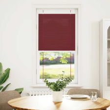 vidaXL pliszírozott redőny Bordeaux piros 60x150 cm Szövetszélesség (4015237) lakástextília
