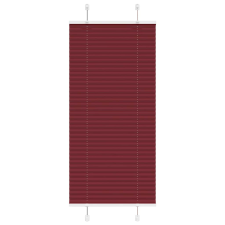 vidaXL pliszírozott redőny Bordeaux piros 65x150 cm szövetszélesség redőny