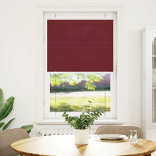 vidaXL pliszírozott redőny Bordeaux piros 75x100 cm Szövetszélesség (4015223) lakástextília