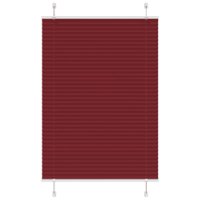 vidaXL pliszírozott redőny Bordeaux piros 95x150 cm szövetszélesség redőny