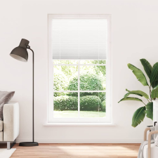 vidaXL pliszírozott redőny Fehér 105x200cm szövetszélesség 104,4cm (4015518) lakástextília