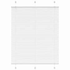 vidaXL pliszírozott redőny Fehér 110x100cm szövetszélesség 109,4cm lakástextília
