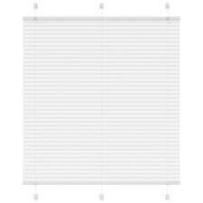 vidaXL pliszírozott redőny Fehér 115x100cm szövetszélesség 114,4cm lakástextília