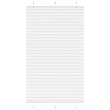 vidaXL pliszírozott redőny Fehér 115x200cm szövetszélesség 114,4cm lakástextília