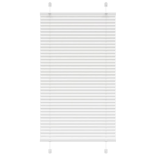 vidaXL pliszírozott redőny Fehér 75x100 cm szövetszélesség 74,4 cm lakástextília