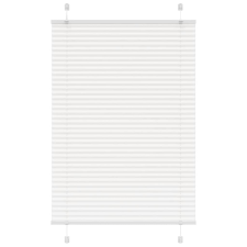 vidaXL pliszírozott redőny Fehér 90x100 cm szövetszélesség 89,4 cm lakástextília