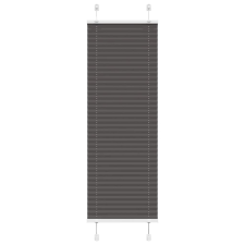 vidaXL pliszírozott redőny fekete 45x100 cm szövetszélesség 44,4 cm redőny