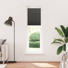 vidaXL pliszírozott redőny fekete 55x200 cm szövetszélesség 54,4 cm (4015151) redőny