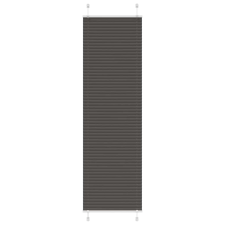 vidaXL pliszírozott redőny fekete 65x200 cm szövetszélesség 64,4 cm redőny