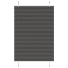 vidaXL pliszírozott redőny fekete 95x150 cm szövetszélesség 94,4 cm redőny