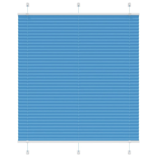 vidaXL pliszírozott redőny kék 115x150 cm szövetszélesség 114,4 cm lakástextília