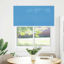 vidaXL pliszírozott redőny kék 115x150 cm szövetszélesség 114,4 cm (4015197) lakástextília