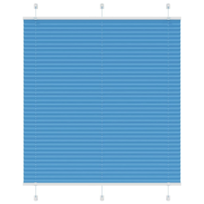 vidaXL pliszírozott redőny kék 120x100 cm szövetszélesség 119,4 cm lakástextília