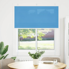 vidaXL pliszírozott redőny kék 120x150 cm szövetszélesség 119,4 cm (4015198) lakástextília