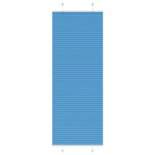 vidaXL pliszírozott redőny kék 80x200 cm szövetszélesség 79,4 cm lakástextília