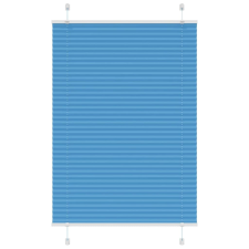 vidaXL pliszírozott redőny kék 90x100 cm szövetszélesség 89,4 cm lakástextília