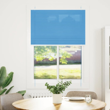 vidaXL pliszírozott redőny kék 95x150 cm szövetszélesség 94,4 cm (4015193) lakástextília