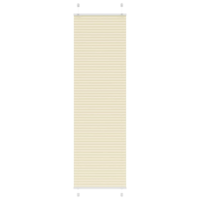 vidaXL pliszírozott redőny krém 65x200 cm szövetszélesség 64,4 cm redőny