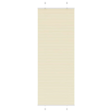 vidaXL pliszírozott redőny krém 80x200 cm szövetszélesség 79,4 cm redőny