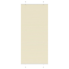 vidaXL pliszírozott redőny krém 90x200 cm szövetszélesség 89,4 cm redőny
