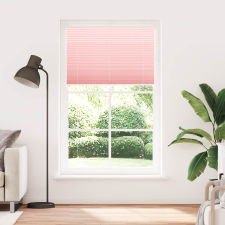 vidaXL pliszírozott redőny rózsaszín 115x200cm szövetszélesség 114,4cm (4015469) lakástextília