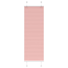 vidaXL pliszírozott redőny rózsaszín 45x150 cm szövetszélesség 44,4 cm redőny