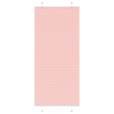 vidaXL pliszírozott redőny rózsaszín 90x200 cm szövetszélesség 89,4 cm lakástextília